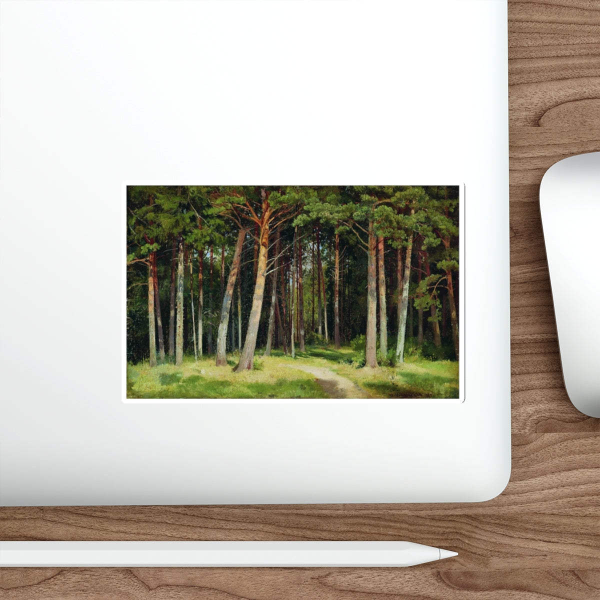 SHISKIN, Ivan Ivanovich - 1885 Pine Forest (Artwork) STICKER Vinyl Die-Cut Decal-The Sticker Space