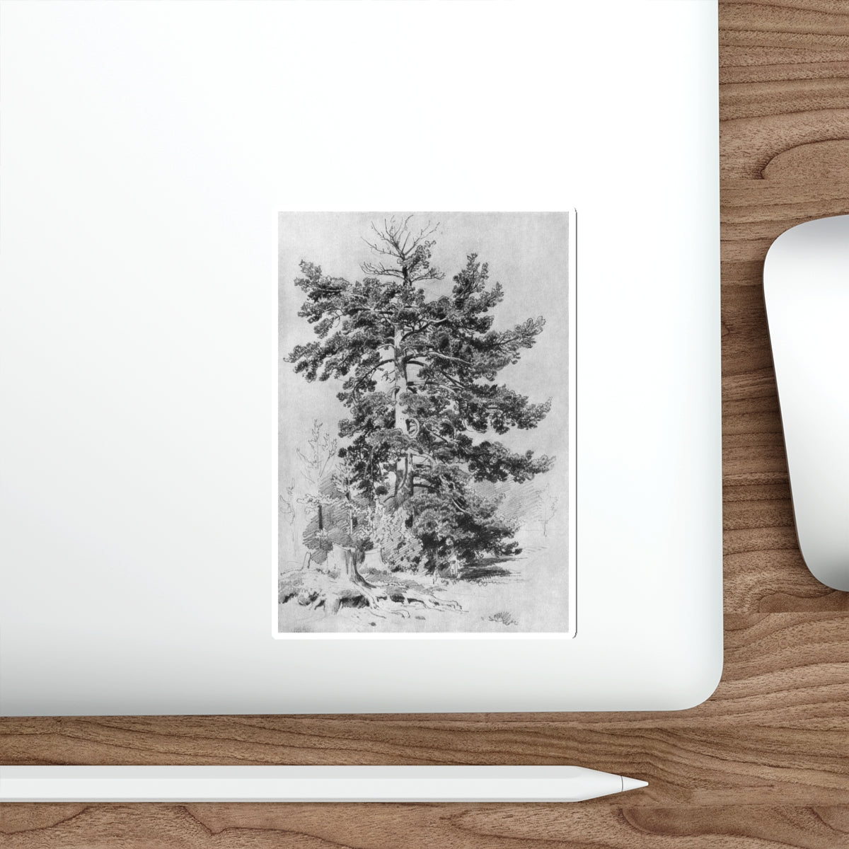 SHISKIN, Ivan Ivanovich - 1889 Pine (Artwork) STICKER Vinyl Die-Cut Decal-The Sticker Space