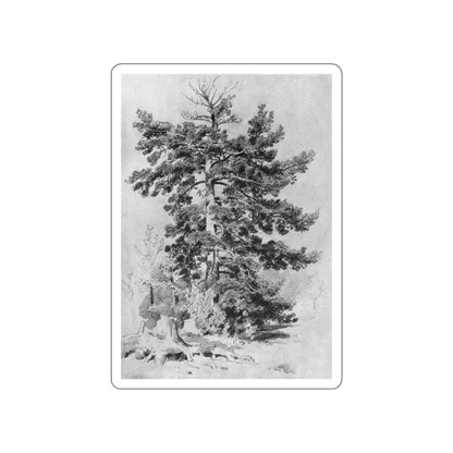 SHISKIN, Ivan Ivanovich - 1889 Pine (Artwork) STICKER Vinyl Die-Cut Decal-White-The Sticker Space