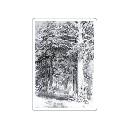 SHISKIN, Ivan Ivanovich - 1889 Pine Forest 2 (Artwork) STICKER Vinyl Die-Cut Decal White Die-Cut 3 Inch - The Sticker Space
