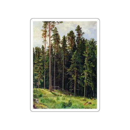 SHISKIN, Ivan Ivanovich - 1892 Forest (Artwork) STICKER Vinyl Die-Cut Decal White Die-Cut 6 Inch - The Sticker Space