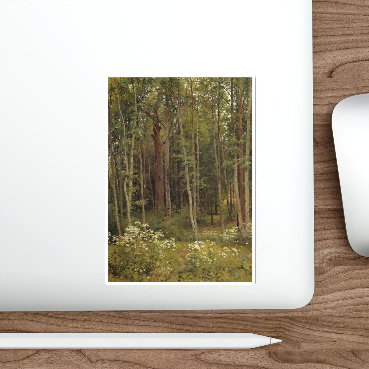 SHISKIN, Ivan Ivanovich - 1894 Forest thicket (Artwork) STICKER Vinyl Die-Cut Decal-The Sticker Space