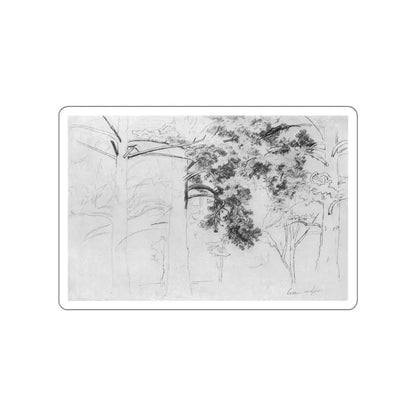SHISKIN, Ivan Ivanovich - 1895 Pines (Artwork) STICKER Vinyl Die-Cut Decal White Die-Cut 5 Inch - The Sticker Space