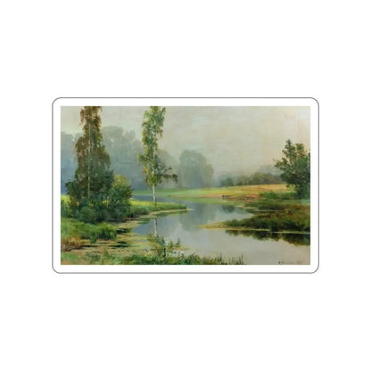 SHISKIN, Ivan Ivanovich - 1897 Misty Morning (Artwork) STICKER Vinyl Die-Cut Decal White Die-Cut 2 Inch - The Sticker Space
