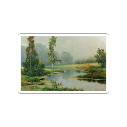 SHISKIN, Ivan Ivanovich - 1897 Misty Morning (Artwork) STICKER Vinyl Die-Cut Decal White Die-Cut 3 Inch - The Sticker Space