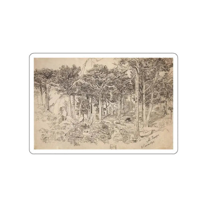 SHISKIN, Ivan Ivanovich - Ai-Petri (Artwork) STICKER Vinyl Die-Cut Decal - The Sticker Space