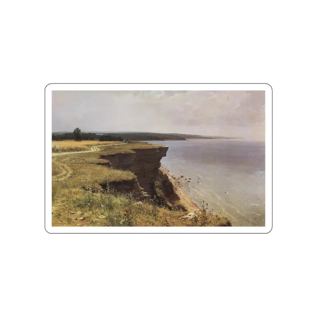 SHISKIN, Ivan Ivanovich - Along the shores of the Gulf of Finland (Udrias 2 (Artwork) STICKER Vinyl Die-Cut Decal White Die-Cut 5 Inch - The Sticker Space