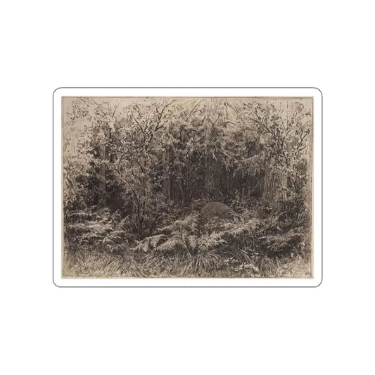 SHISKIN, Ivan Ivanovich - ant. 1885 (Artwork) STICKER Vinyl Die-Cut Decal White Die-Cut 2 Inch - The Sticker Space