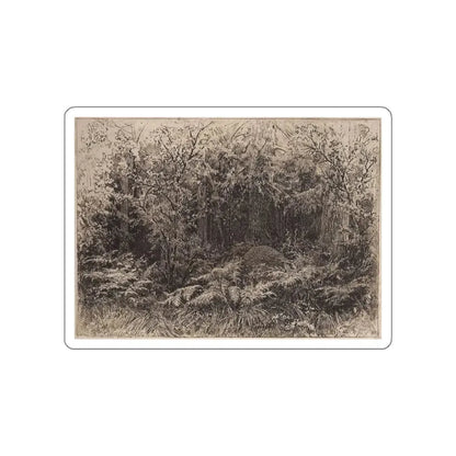 SHISKIN, Ivan Ivanovich - ant. 1885 (Artwork) STICKER Vinyl Die-Cut Decal White Die-Cut 4 Inch - The Sticker Space