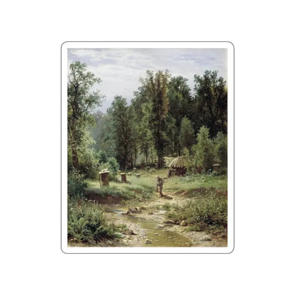SHISKIN, Ivan Ivanovich - Apiary in the woods 1876 (Artwork) STICKER Vinyl Die-Cut Decal White Die-Cut 3 Inch - The Sticker Space