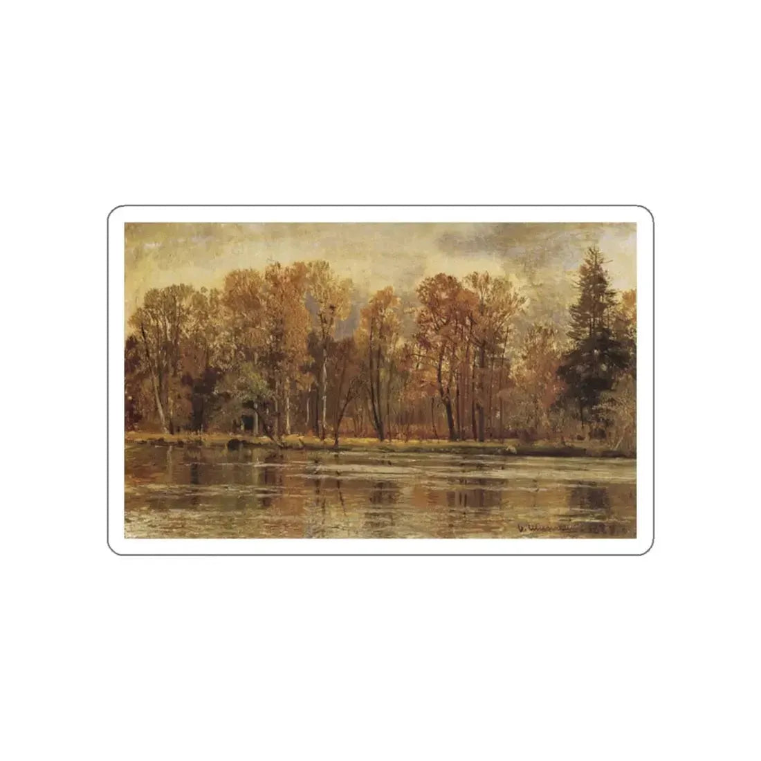 SHISKIN, Ivan Ivanovich - Autumn 1888 (Artwork) STICKER Vinyl Die-Cut Decal White Die-Cut 2 Inch - The Sticker Space