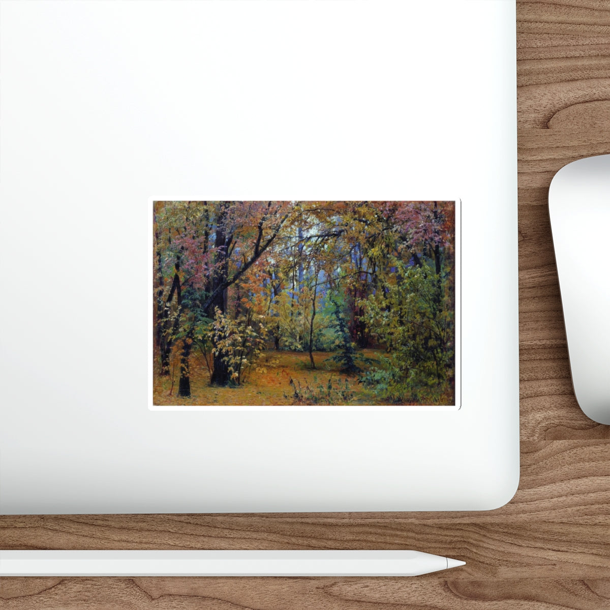 SHISKIN, Ivan Ivanovich - Autumn Forest 1876 (Artwork) STICKER Vinyl Die-Cut Decal-The Sticker Space