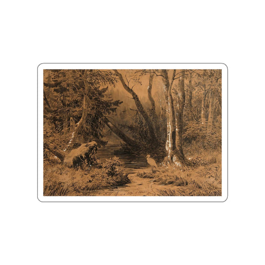 SHISKIN, Ivan Ivanovich - Backwoods 1870 (Artwork) STICKER Vinyl Die-Cut Decal-White-The Sticker Space