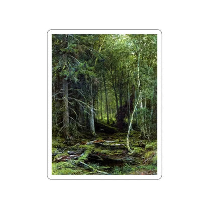 SHISKIN, Ivan Ivanovich - Backwoods 1872 (Artwork) STICKER Vinyl Die-Cut Decal White Die-Cut 2 Inch - The Sticker Space