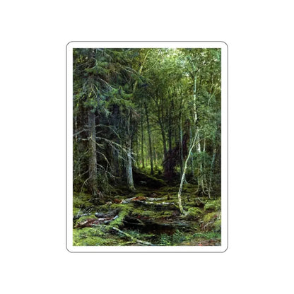 SHISKIN, Ivan Ivanovich - Backwoods 1872 (Artwork) STICKER Vinyl Die-Cut Decal White Die-Cut 3 Inch - The Sticker Space