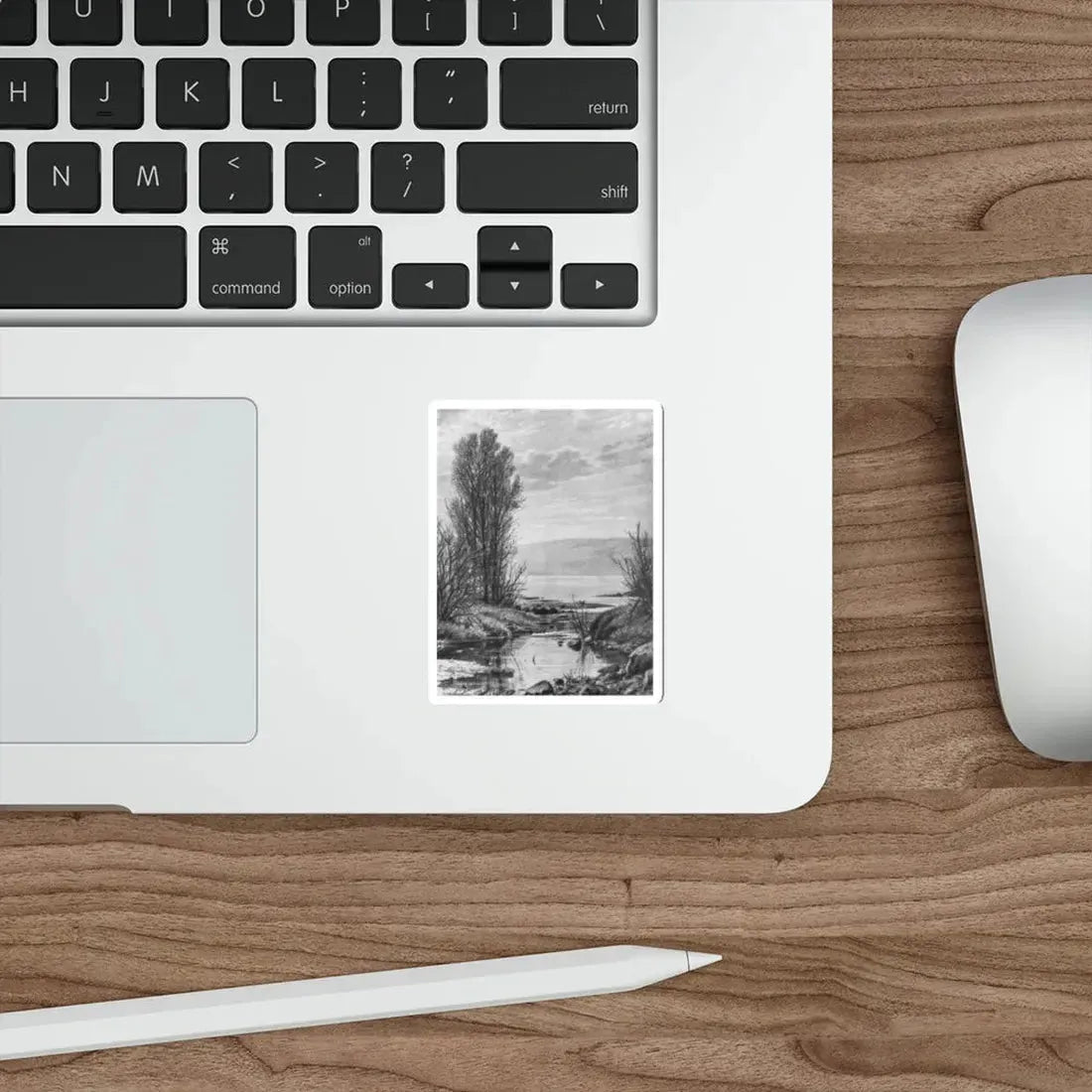 SHISKIN, Ivan Ivanovich - Beach Lakes 1884 (Artwork) STICKER Vinyl Die-Cut Decal - The Sticker Space