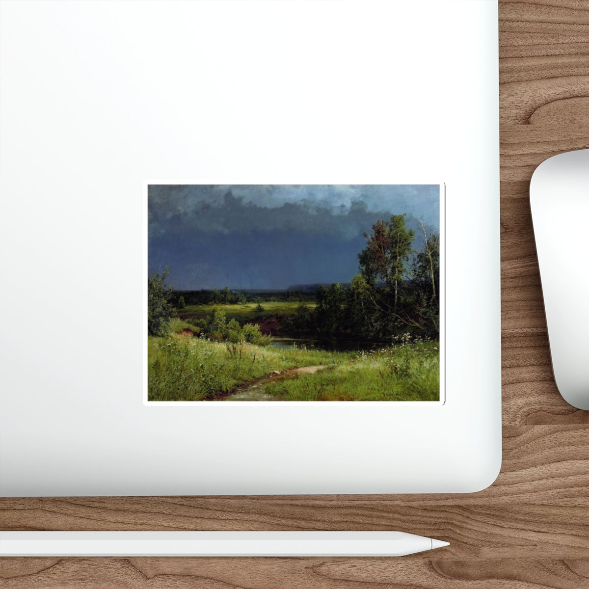 SHISKIN, Ivan Ivanovich - Before the storm 1884 (Artwork) STICKER Vinyl Die-Cut Decal-The Sticker Space