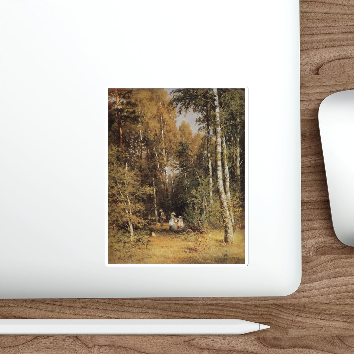 SHISKIN, Ivan Ivanovich - Birchwood 1878 (Artwork) STICKER Vinyl Die-Cut Decal-The Sticker Space