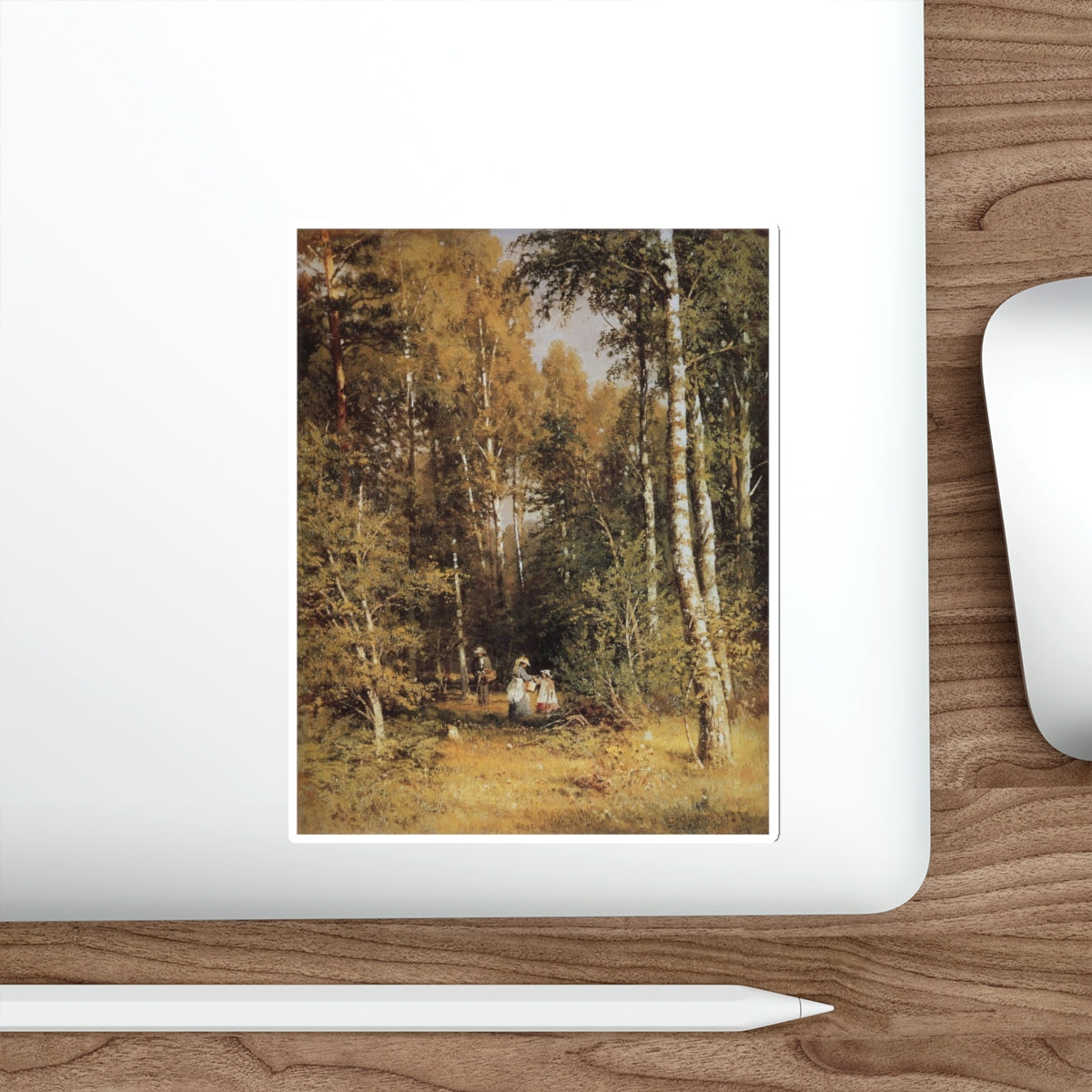 SHISKIN, Ivan Ivanovich - Birchwood 1878 (Artwork) STICKER Vinyl Die-Cut Decal-The Sticker Space