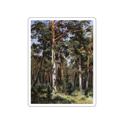 SHISKIN, Ivan Ivanovich - Bor Sestroretsk (Artwork) STICKER Vinyl Die-Cut Decal White Die-Cut 6 Inch - The Sticker Space