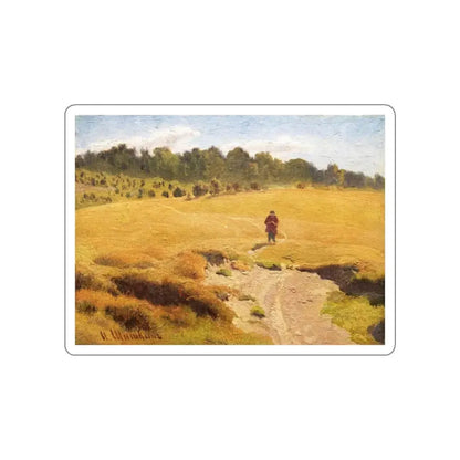 SHISKIN, Ivan Ivanovich - Boy in the field. Etude (Artwork) STICKER Vinyl Die-Cut Decal White Die-Cut 2 Inch - The Sticker Space