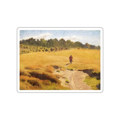 SHISKIN, Ivan Ivanovich - Boy in the field. Etude (Artwork) STICKER Vinyl Die-Cut Decal White Die-Cut 4 Inch - The Sticker Space