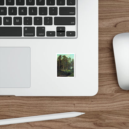 SHISKIN, Ivan Ivanovich - Bridge in the woods 1895 (Artwork) STICKER Vinyl Die-Cut Decal-The Sticker Space