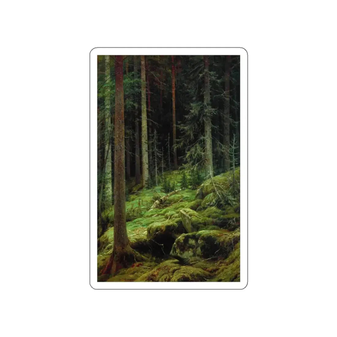 SHISKIN, Ivan Ivanovich - Brie 1881 (Artwork) STICKER Vinyl Die-Cut Decal White Die-Cut 2 Inch - The Sticker Space