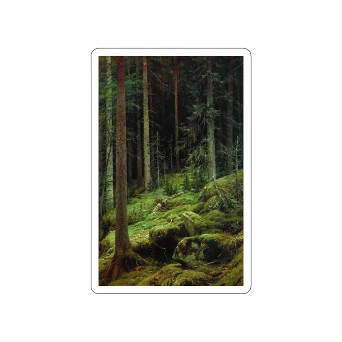 SHISKIN, Ivan Ivanovich - Brie 1881 (Artwork) STICKER Vinyl Die-Cut Decal White Die-Cut 3 Inch - The Sticker Space