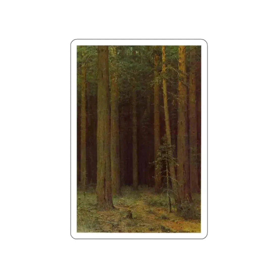 SHISKIN, Ivan Ivanovich - Brie (Artwork) STICKER Vinyl Die-Cut Decal White Die-Cut 2 Inch - The Sticker Space