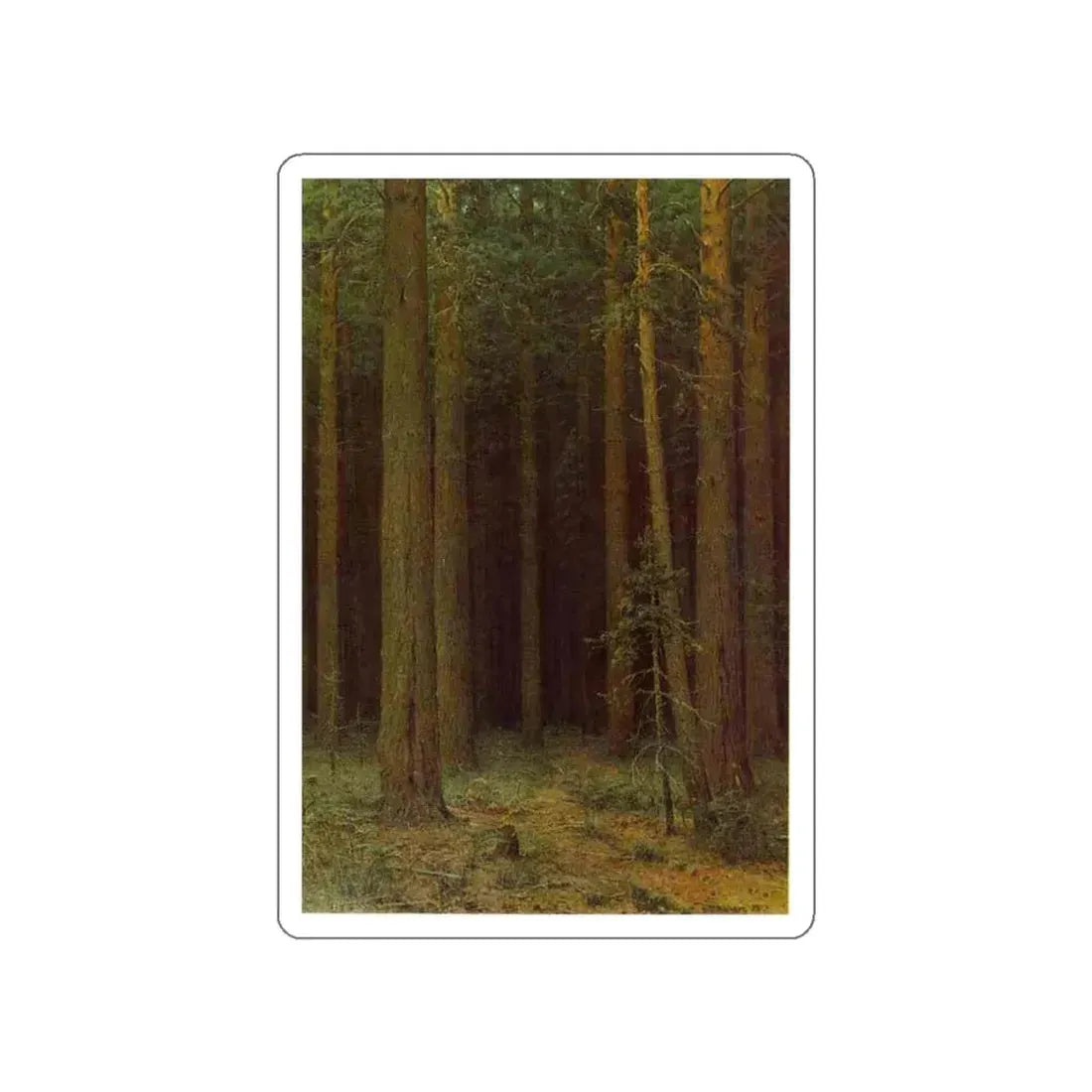 SHISKIN, Ivan Ivanovich - Brie (Artwork) STICKER Vinyl Die-Cut Decal White Die-Cut 3 Inch - The Sticker Space