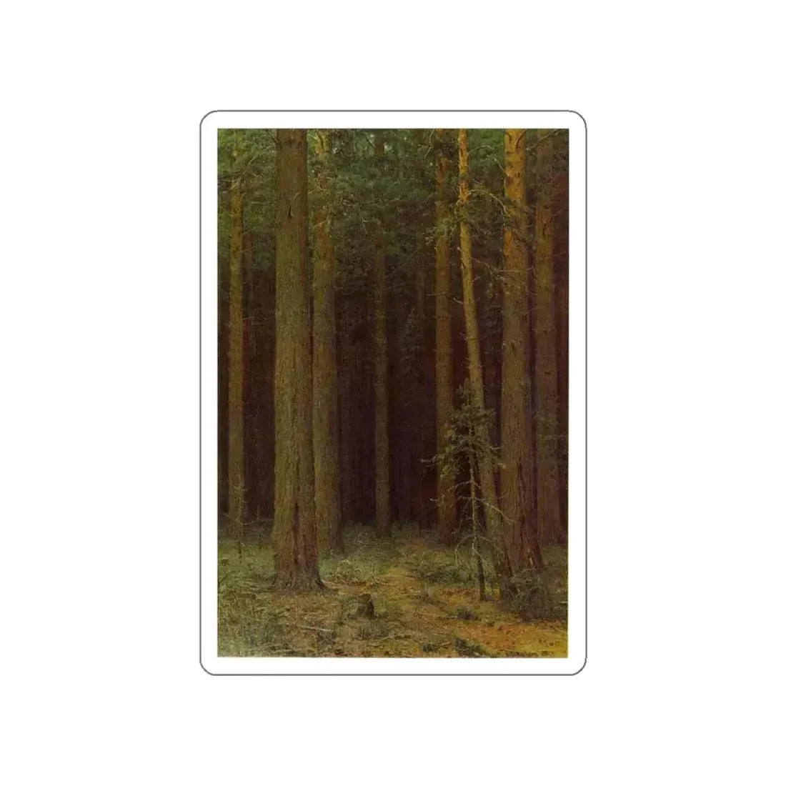 SHISKIN, Ivan Ivanovich - Brie (Artwork) STICKER Vinyl Die-Cut Decal White Die-Cut 4 Inch - The Sticker Space