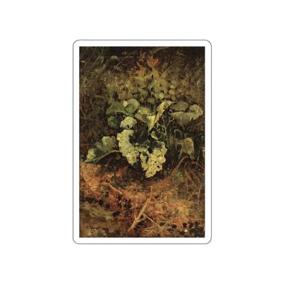 SHISKIN, Ivan Ivanovich - burdock. End of 1880 (Artwork) STICKER Vinyl Die-Cut Decal White Die-Cut 3 Inch - The Sticker Space