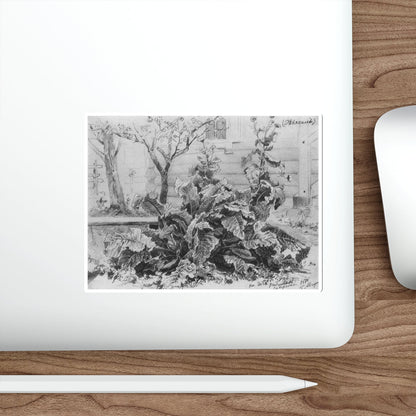 SHISKIN, Ivan Ivanovich - burdock. 1878 (Artwork) STICKER Vinyl Die-Cut Decal-The Sticker Space