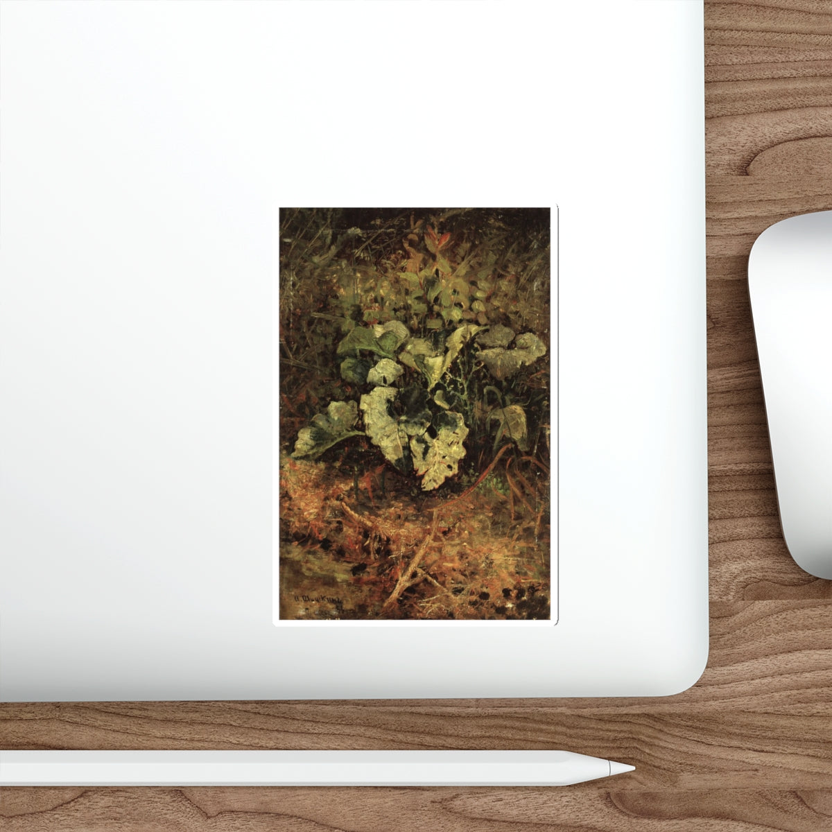 SHISKIN, Ivan Ivanovich - burdock. End of 1880 (Artwork) STICKER Vinyl Die-Cut Decal-The Sticker Space