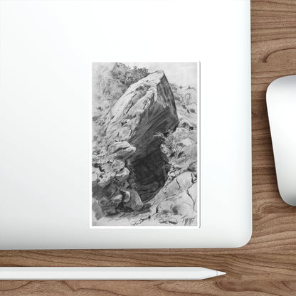 SHISKIN, Ivan Ivanovich - Cave in Gurzuf. 1879 (Artwork) STICKER Vinyl Die-Cut Decal-The Sticker Space