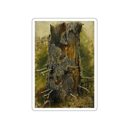 SHISKIN, Ivan Ivanovich - Cora on dry barrel (Artwork) STICKER Vinyl Die-Cut Decal White Die-Cut 3 Inch - The Sticker Space