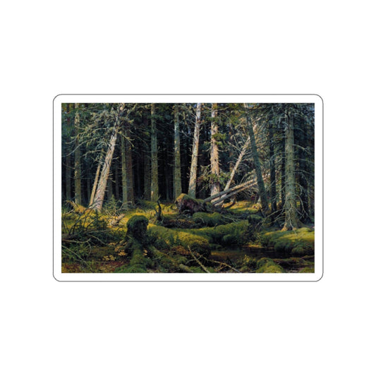 SHISKIN, Ivan Ivanovich - deadfall 1888 (Artwork) STICKER Vinyl Die-Cut Decal-White-The Sticker Space