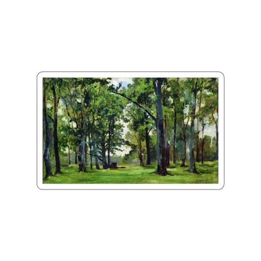 SHISKIN, Ivan Ivanovich - Dubky 36 (Artwork) STICKER Vinyl Die-Cut Decal White Die-Cut 2 Inch - The Sticker Space