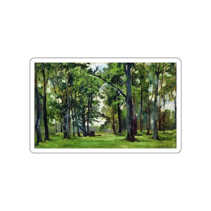 SHISKIN, Ivan Ivanovich - Dubky 36 (Artwork) STICKER Vinyl Die-Cut Decal White Die-Cut 6 Inch - The Sticker Space