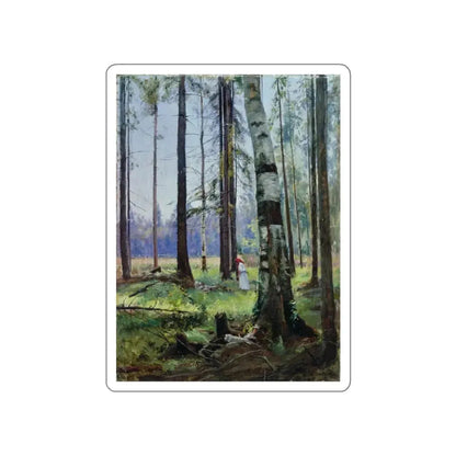 SHISKIN, Ivan Ivanovich - Edge of the Forest 1870 (Artwork) STICKER Vinyl Die-Cut Decal White Die-Cut 2 Inch - The Sticker Space