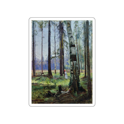 SHISKIN, Ivan Ivanovich - Edge of the Forest 1870 (Artwork) STICKER Vinyl Die-Cut Decal-White-The Sticker Space