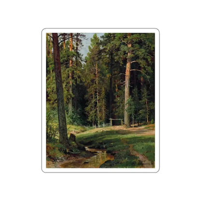 SHISKIN, Ivan Ivanovich - Edge of the Forest 1884 (Artwork) STICKER Vinyl Die-Cut Decal White Die-Cut 2 Inch - The Sticker Space