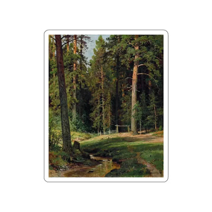 SHISKIN, Ivan Ivanovich - Edge of the Forest 1884 (Artwork) STICKER Vinyl Die-Cut Decal White Die-Cut 3 Inch - The Sticker Space