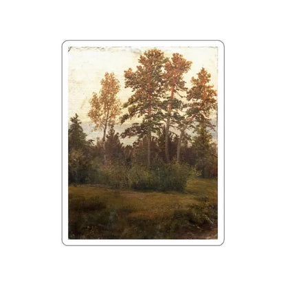 SHISKIN, Ivan Ivanovich - Edge of the Forest 1892 (Artwork) STICKER Vinyl Die-Cut Decal White Die-Cut 6 Inch - The Sticker Space