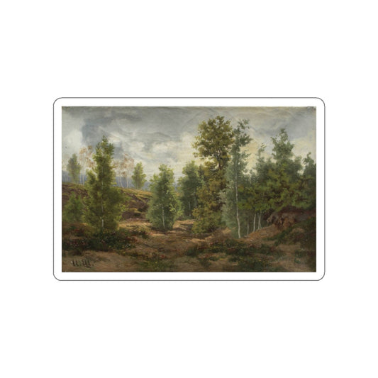 SHISKIN, Ivan Ivanovich - Edge of the Forest-2 (Artwork) STICKER Vinyl Die-Cut Decal-White-The Sticker Space