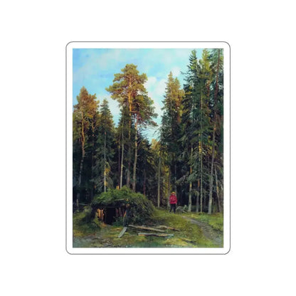 SHISKIN, Ivan Ivanovich - Evening 1892 (Artwork) STICKER Vinyl Die-Cut Decal White Die-Cut 5 Inch - The Sticker Space
