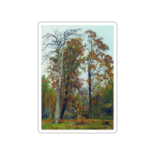 SHISKIN, Ivan Ivanovich - Fall 1894 (Artwork) STICKER Vinyl Die-Cut Decal-White-The Sticker Space