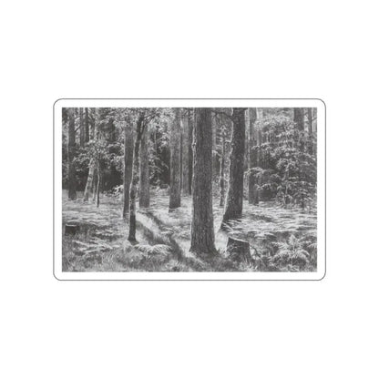 SHISKIN, Ivan Ivanovich - fern. 1886 (Artwork) STICKER Vinyl Die-Cut Decal White Die-Cut 2 Inch - The Sticker Space