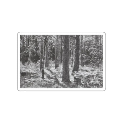 SHISKIN, Ivan Ivanovich - fern. 1886 (Artwork) STICKER Vinyl Die-Cut Decal White Die-Cut 3 Inch - The Sticker Space